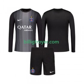 Billige Fotballdrakter Paris Saint-Germain Keeper Barn Hjemmedraktsett 2025/26 Langermet